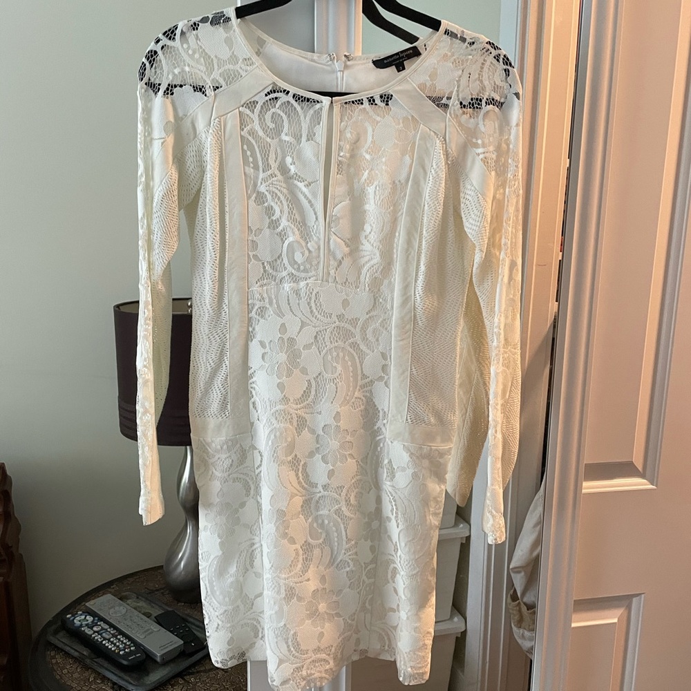 Nanette lepore sprint lace white dress